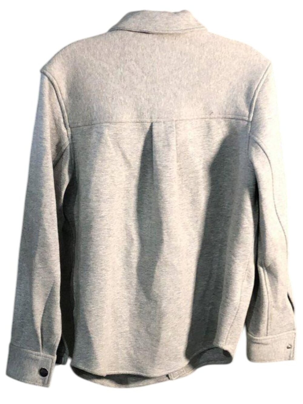 Rails Turner Heather Grey Snap Front Shirt Jacket Shacket XS - Picture 3 of 5